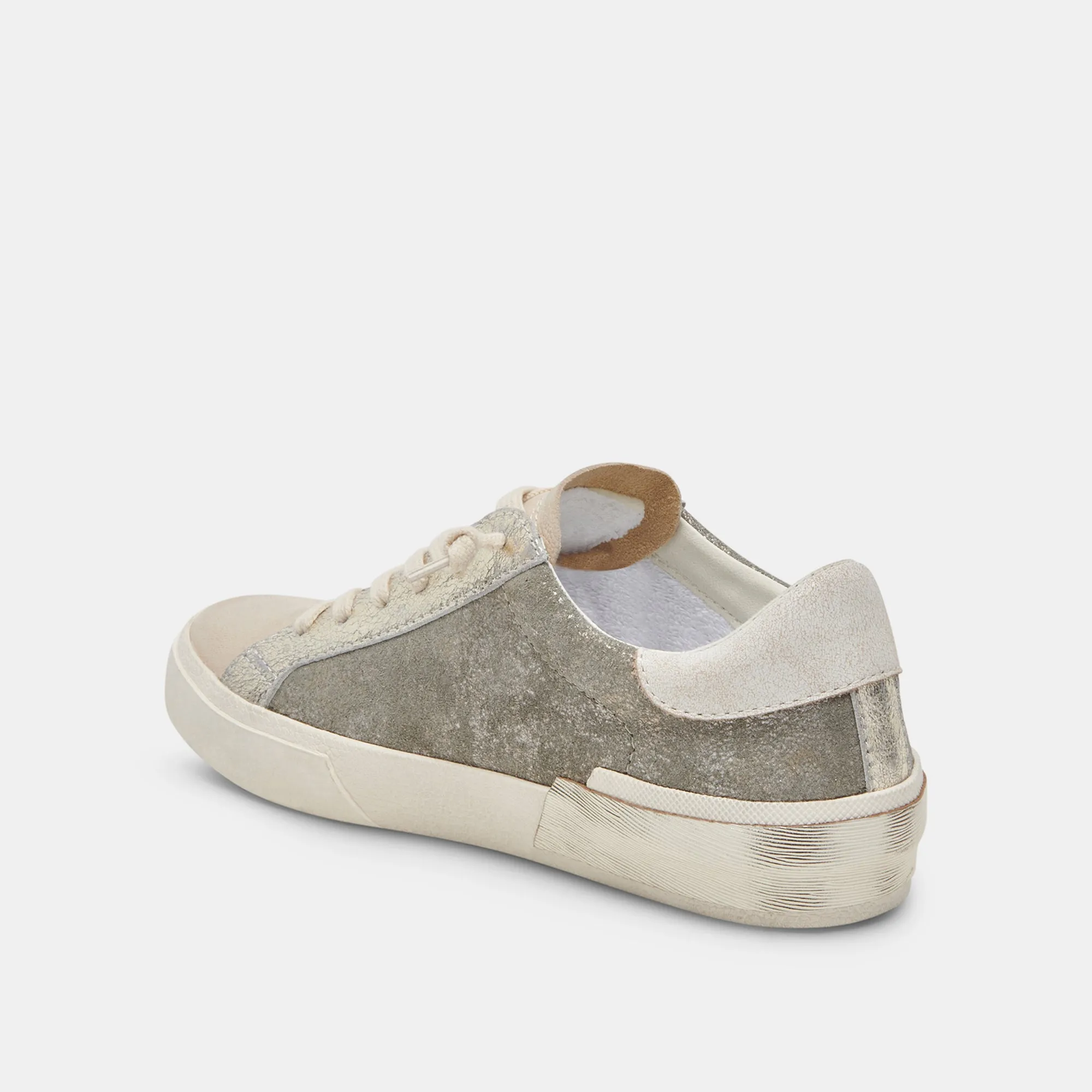 ZINA SNEAKERS GRANITE METALLIC SUEDE